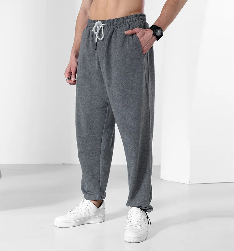 Wordt Kracht Mens Zweet Broek Losse Running Sport Joggers Jogging Lange Broek Straat Dragen Elastische Taille Broek