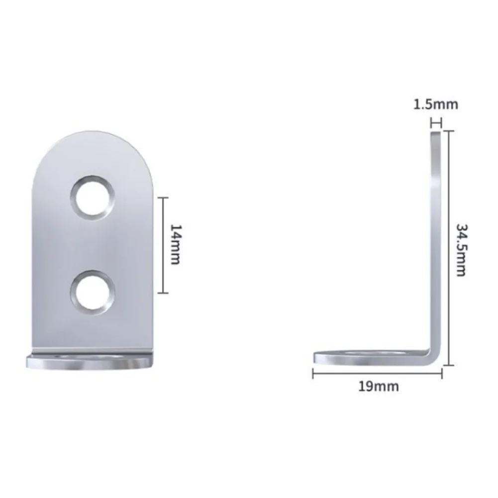 6 Set Anti Tipping Furniture Connectors with Iron Brackets and Steel Cables for Secure Installation on Cabinets and TV Furniture