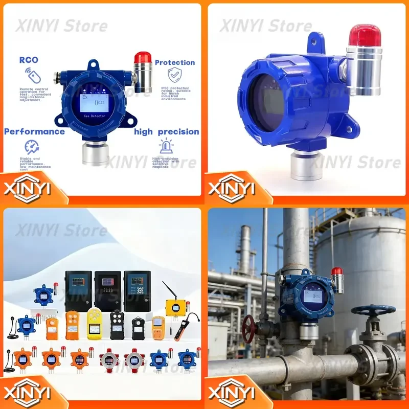 HIREP HRP-T1000 High Quality Refrigerant Identifier Analyzer Freon Fixed Gas Detector Industrial Use 0-1000ppm ATEX/FCC/SIL