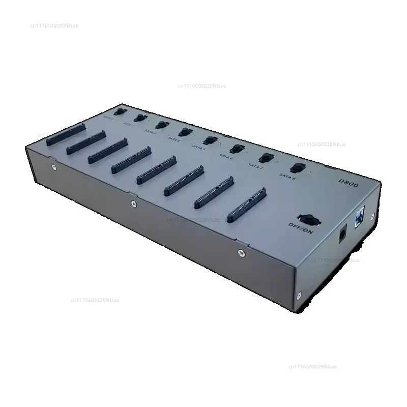 SSD Batch Card Opener SATA to USB3.0 Solid-state Drive Socket 8-bay Mass Production Test Fixture ASM1153E