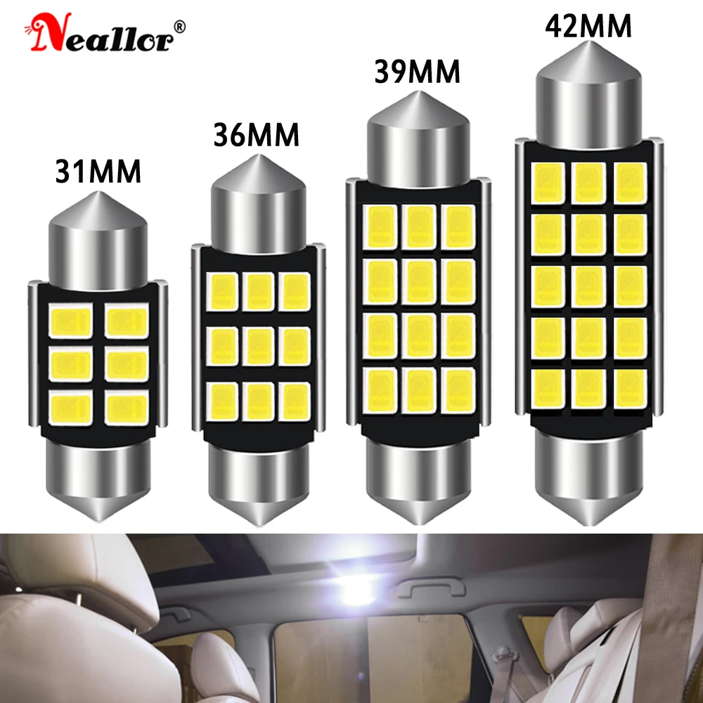 2Pcs C5W C10W Led I…