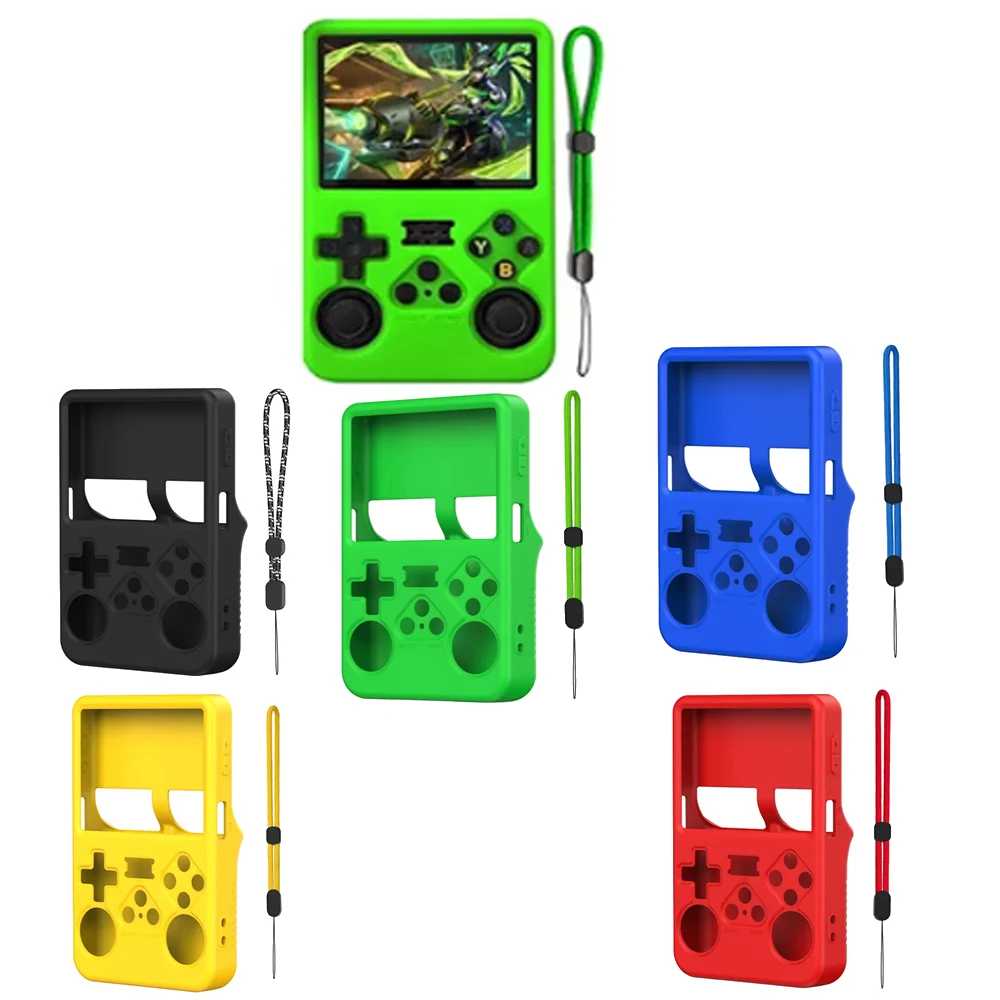 

For ANBERNIC R36S Soft Silicone Case Storage Bag Anti-Scratch Protective Cover Game Accessories