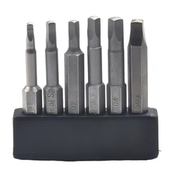 Screwdriver Bit Set Screwdriver Bits Grey Hex Shank Magnetic Screwdriver SQ1-SQ5 Screwdriver Bit Set Square Head