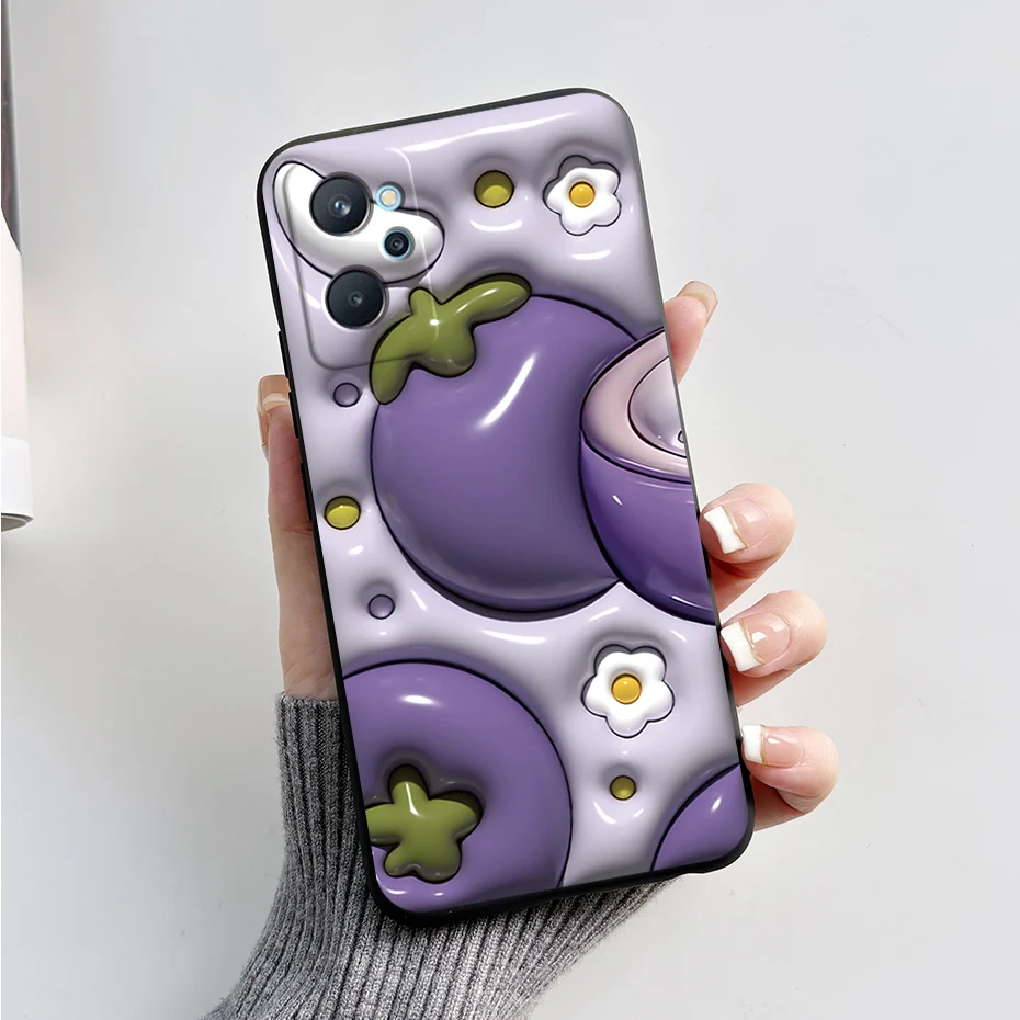 Mobilie Phone Case For Realme 9i 4G Full Coverage Phone Case Suitable For Realme 9i 4G Beautiful Painted Soft Silicone  Covers