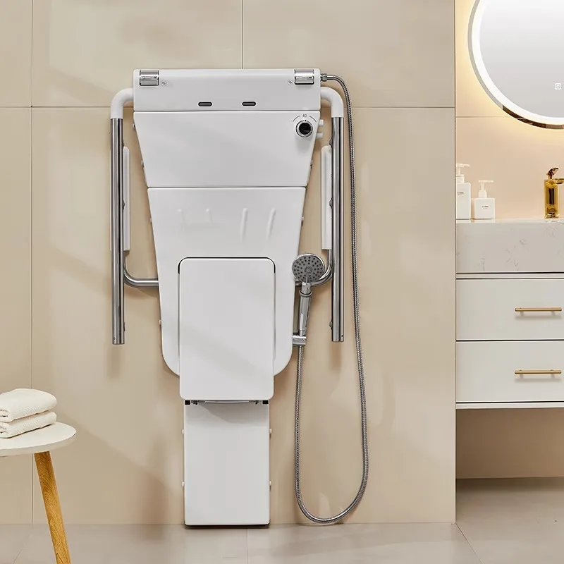 Sitting Thermostatic Shower Multifunctional And Convenient Wall-mounted Bathing Machine For The Elderly Chair Folding Shower Sho