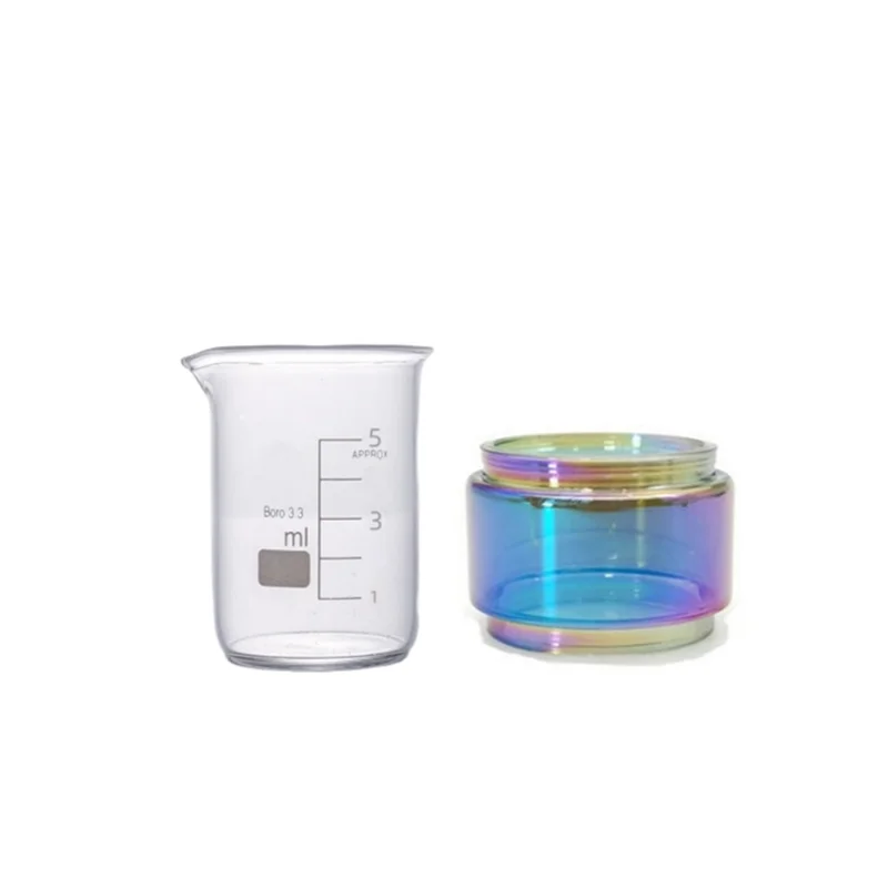 ID23H21.5mm 2PCS Measuring Cup Colored GLASS for GeekVape Zeus X Mesh Sub Ohm Dual Z SUB-OHM L200 S100 Aegis solo 2 Legend Max