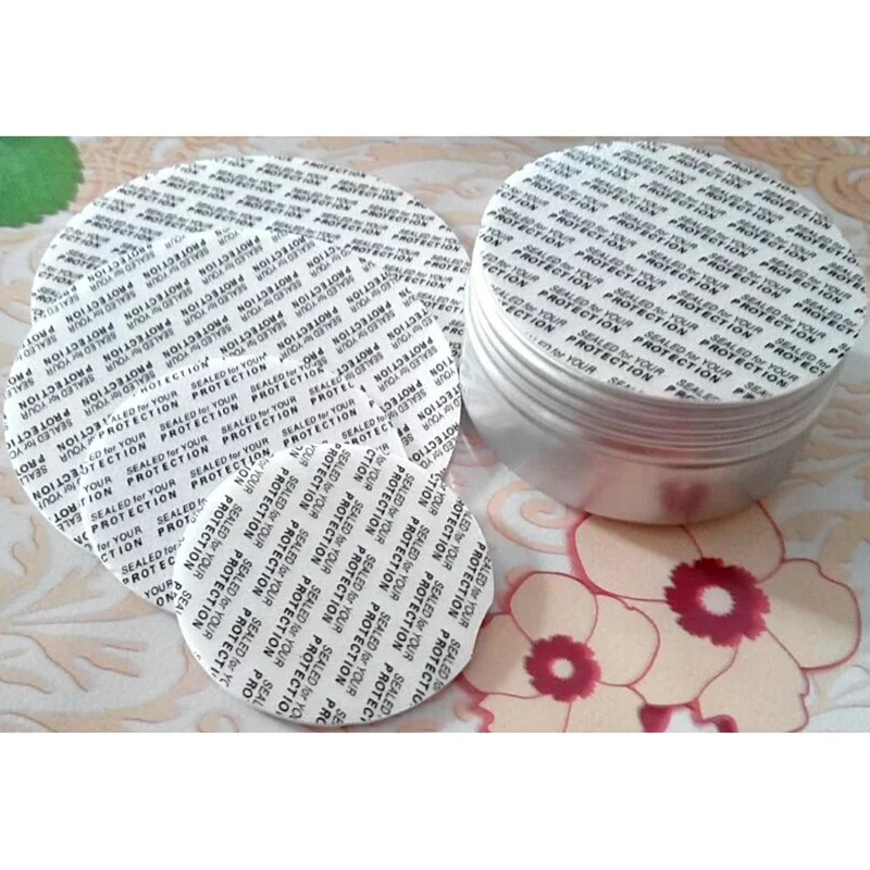 300pcs Self Sealing Sticker Gasket for Bottle Mouth Cosmetic Jar Self-Adhesive Leak Proof Stick Seal