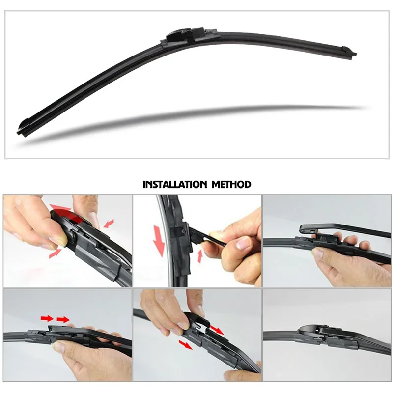 Car Wiper Blades For Honda Civic 8 European 2005-2011 Windshield Windscreen Front Window Blades 26