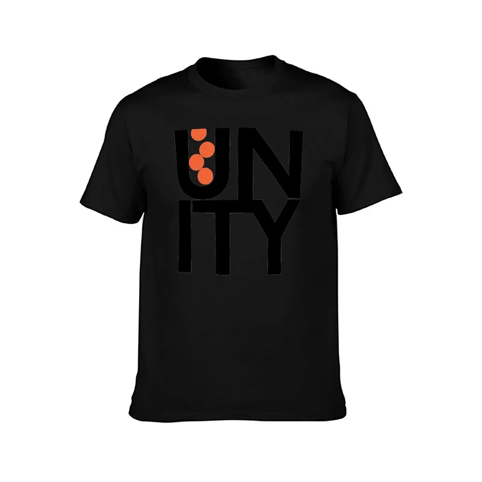 Unity T-Shirt, Summer Casual Cotton Tee, Oversized Streetwear Tops, Vintage Graphic Print, Loose Fit Short Sleeve, 100% Cotton