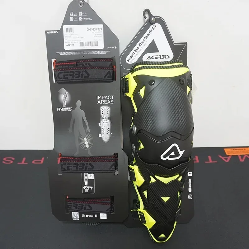 Acerbis IMPACT EVO 3.0 - Safety kneecap outdoor sports off-road motorcycle Racing MTB Knee Pads Protection Riding Elbow Guard
