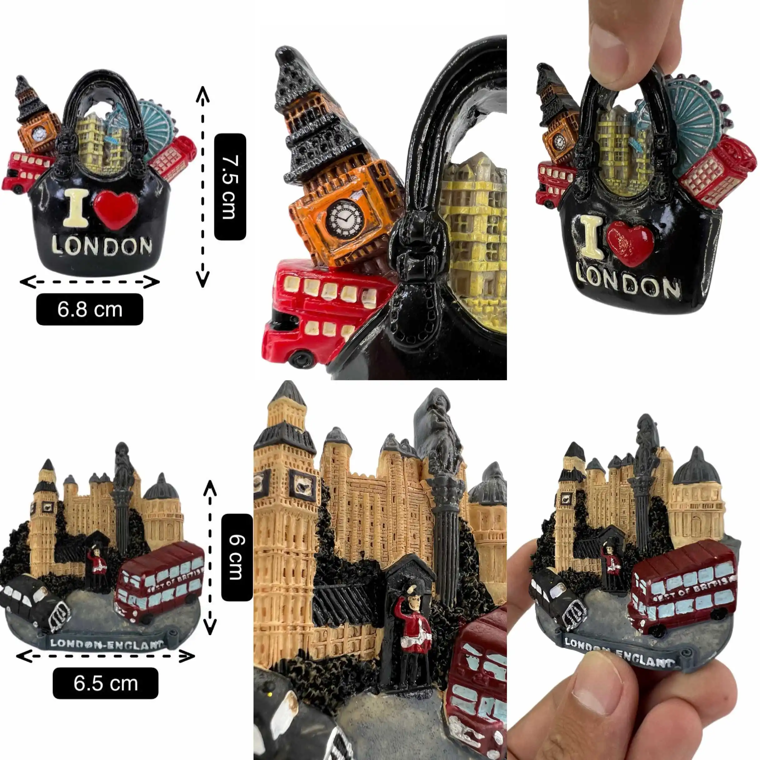 UK Fridge Magnets Flag London Travel Souvenirs 3D Resin Magnetic Room Decor Collection Gifts