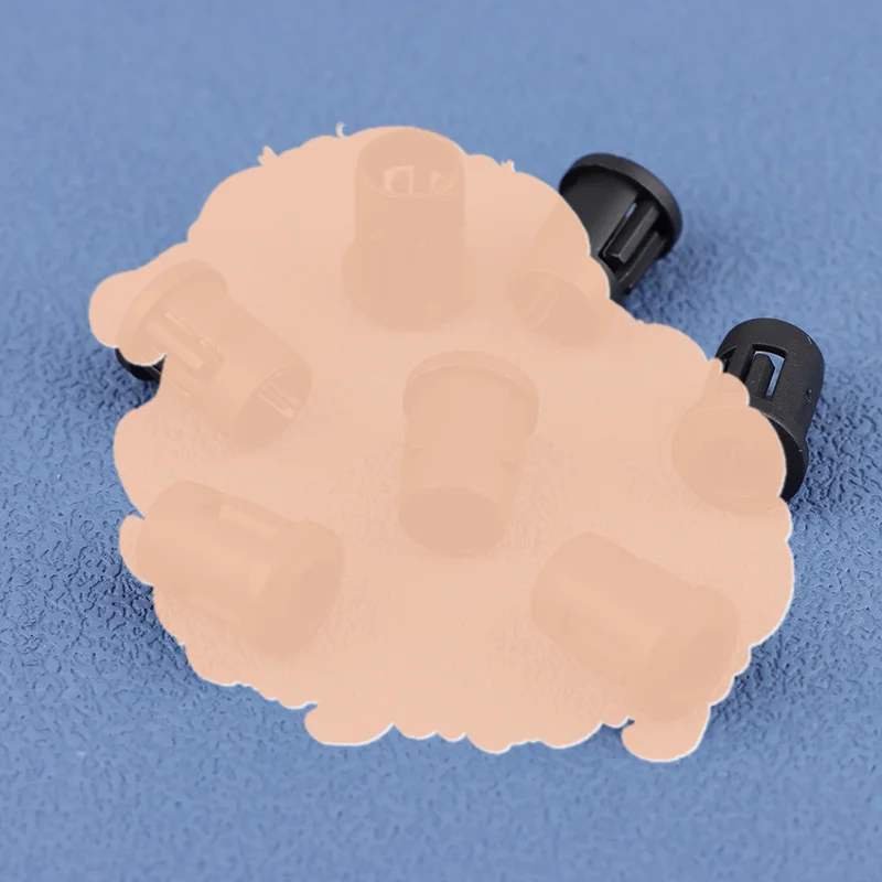 50Pcs 5MM LED Holder Socket Clip Bezel Socket Mount Light Emitting Diode Lamp Base Cover Black Plastic Display Blub Cup Case