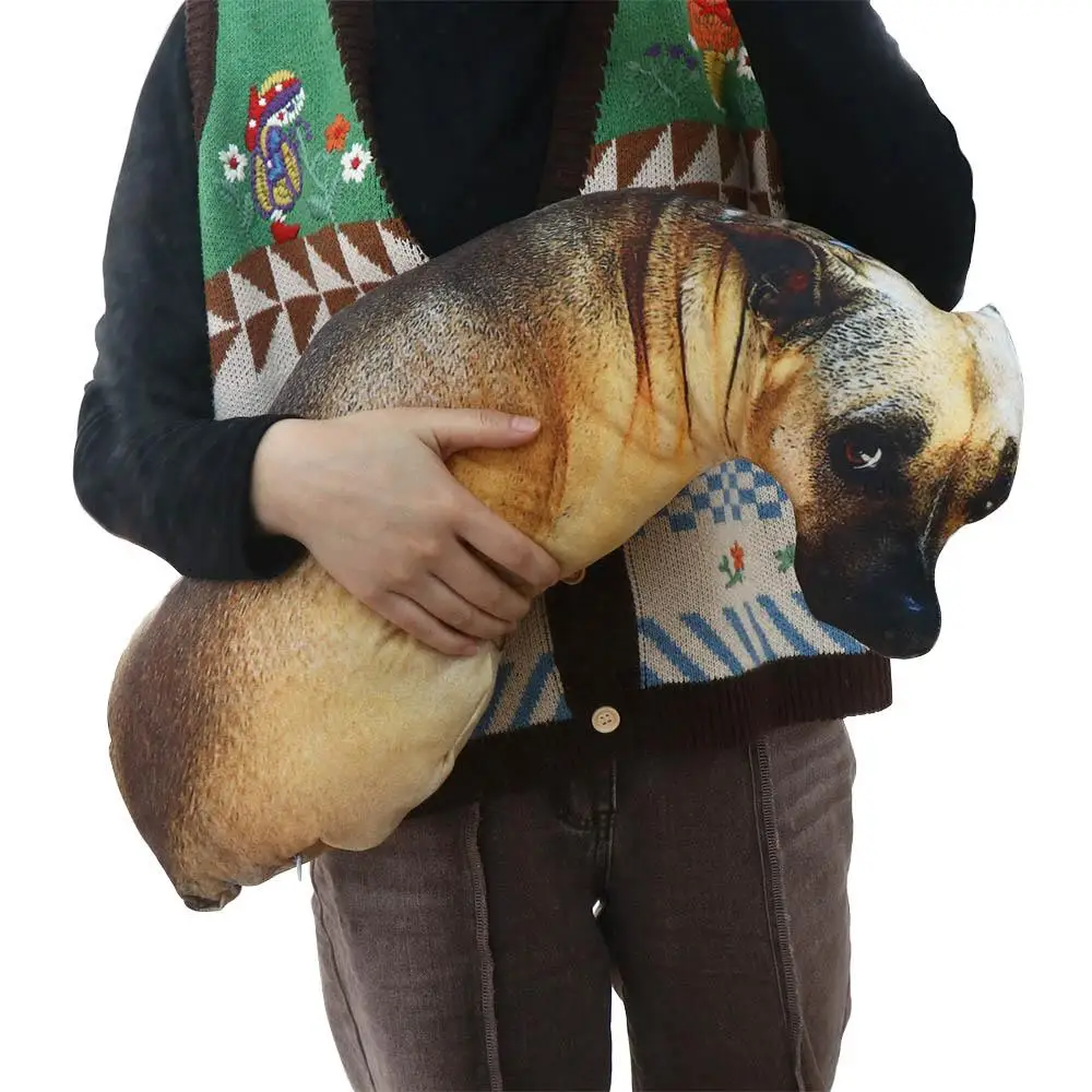 

Hound 3D Lifelike Animal Throw Pillow Soft Plush Dog Pillow Creative Cushion Office