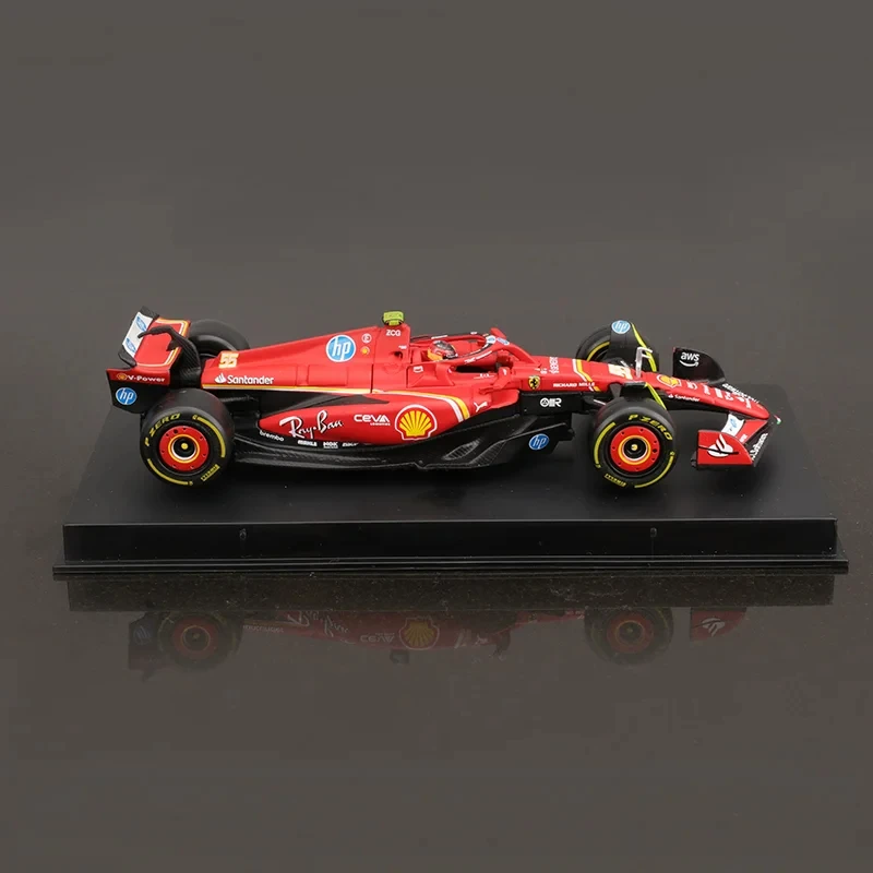 Bburago 1:18 Ferrari Sf-24 Alloy Miniature Diecast Model 2024 Ferrari Red Bull Rb19 Las Vegas RB19 Miami Formula Car Toys Gift