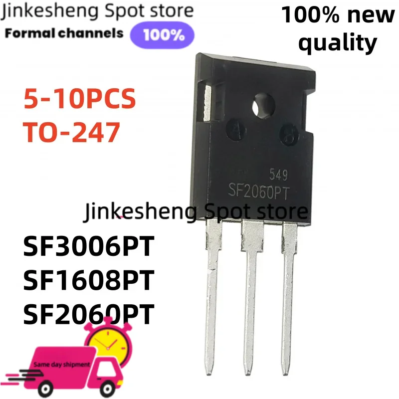 5-10PCS new quality SF3006PT SF3006 SF1608PT SF1608 SF2060PT SF2060 TO-247 Quick recovery diode