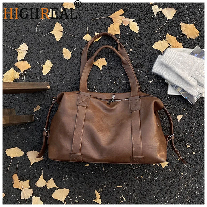 

Сумки-тоут большой емкости для женщин, повседневные сумки на плечо из искусственной кожи, сумки через плечо высокого качества, новые дорожные кошельки для покупок