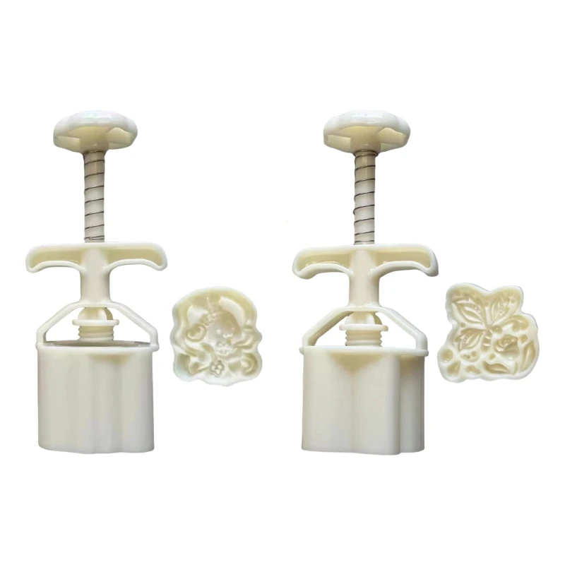 

Mooncakes Baking Mold Hand Pressed Pastries Mould ABS Dessert Molds Kitchenwares