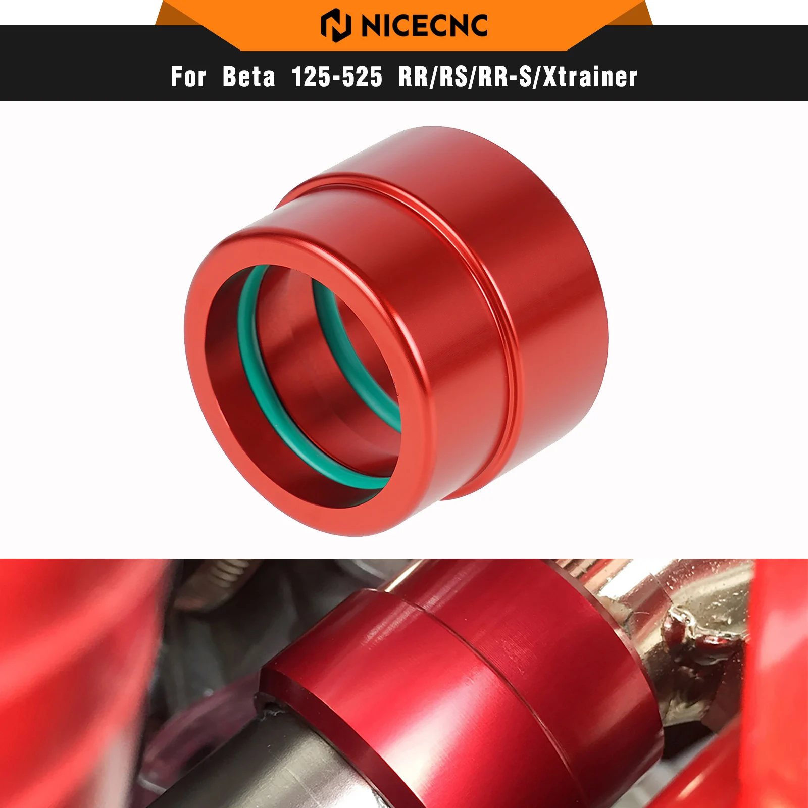 

NICECNC Exhaust Collar For Beta XTrainer 300 RR300 RR250 2013-2019 2018 2017 2016 2015 Billet Aluminum Motorcycle Accessories