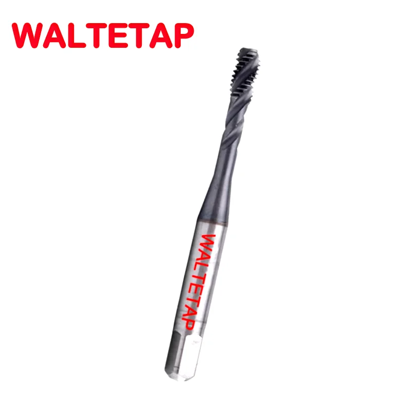 WALTETAP HSSE-PM с тиковым покрытием Стандартный спиральный рифленый метчик JIS M2 M3 M4 M5 M6 M8 M10 M12 M14 M16 Машинные резьбовые метчики
