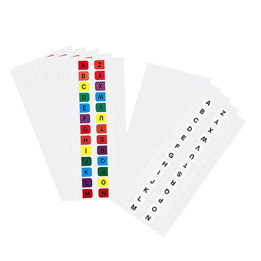 10 Sheets Index Label Book Tags Notepad Page Markers Letter Sticky Tabs Flags Annotating Supplies