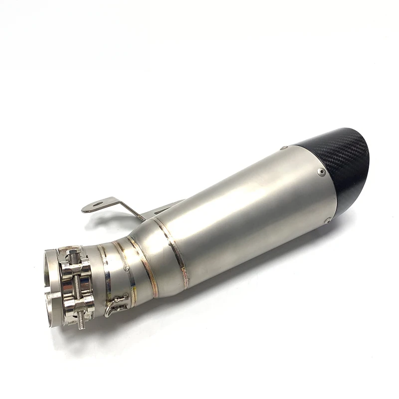 Hot selling Stainless Steel Slip-on for S1000RR/S1000R 2019+/2021+ Carbon Fiber Endcap Motorcycle Exhaust Muffler Mid