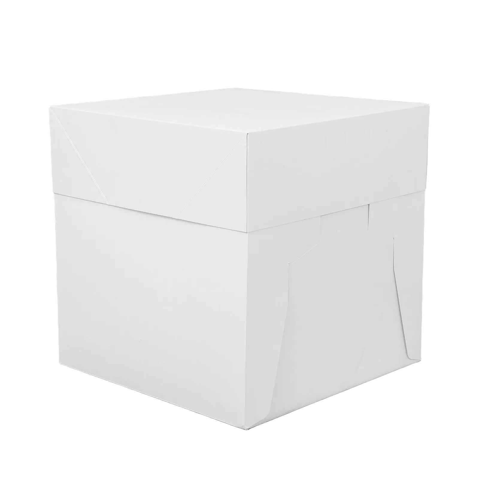 Paper Cake Box White Elegant Bakery Container Round Cake Board Grand Celebrations Weddings Birthdays Food Boxes