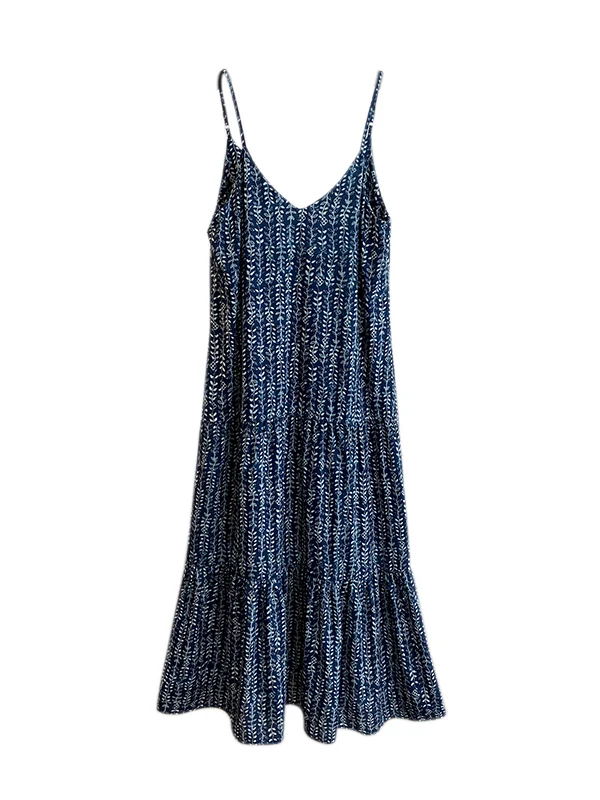 Summer Unique Beautiful Floral Print Long Dr Women's Strapl Dr A-Line Silky Smooth Comfortable to Wear Casual Sle