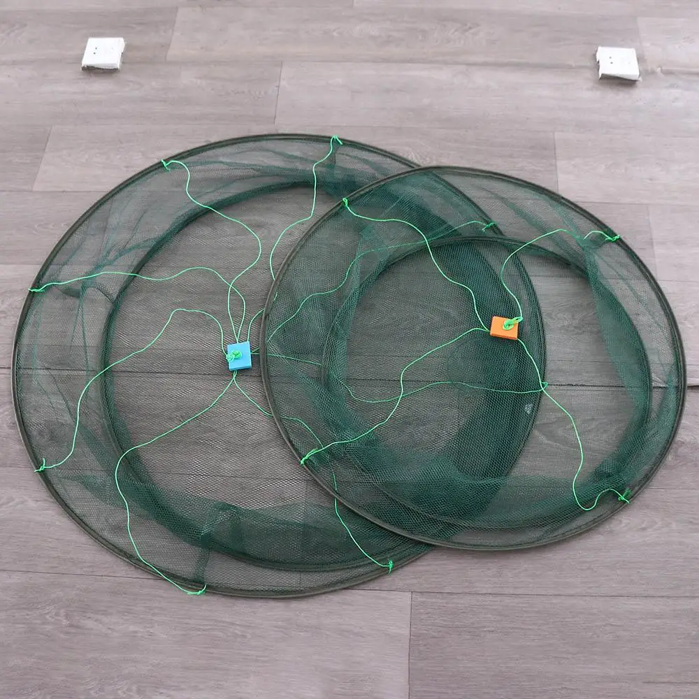 Shore Foldable Shrimp Netting Fish Trap Pond Mesh Prawn Bait Fishing Open Net Fishing Landing Net Fishing Net Drop Net Fishing