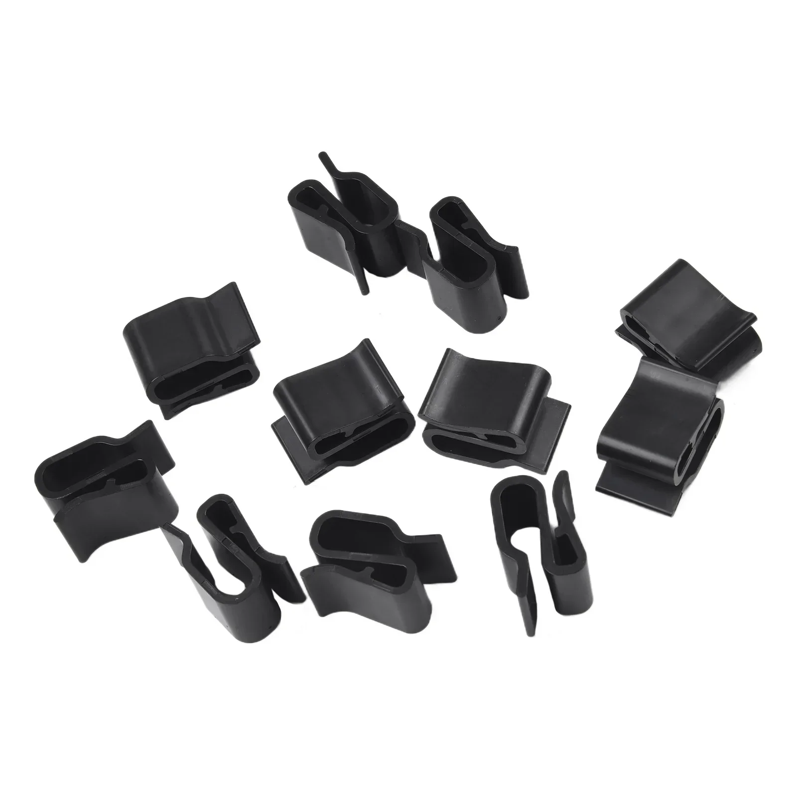 100pcs Photovoltaic Cable Clamp Solar Panel Cable Clip Solar Panel Plastic Wire Clip Fastener  Wire Holder Organizer Cable Clips