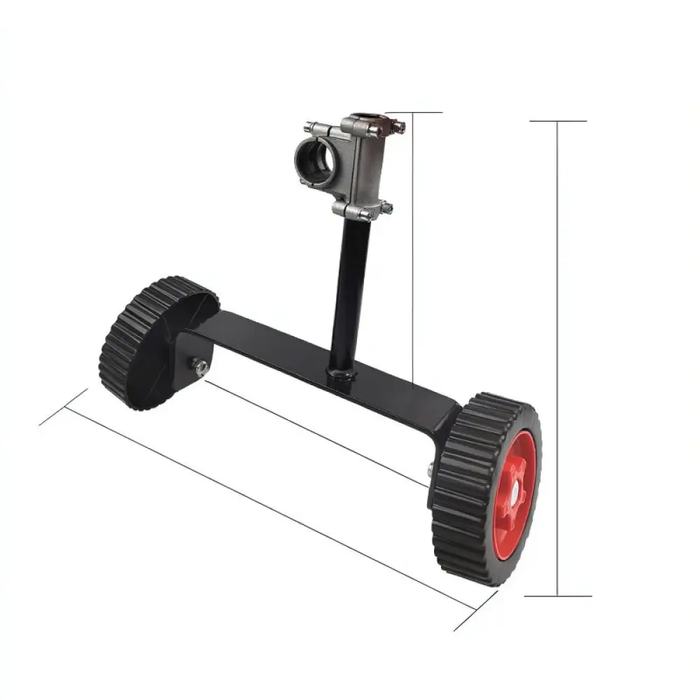 Universal Grass Trimmer Support Roller Garden Mower Auxiliary Attachment For Fansima Brush Cutter Tool Labor Saving Wheel