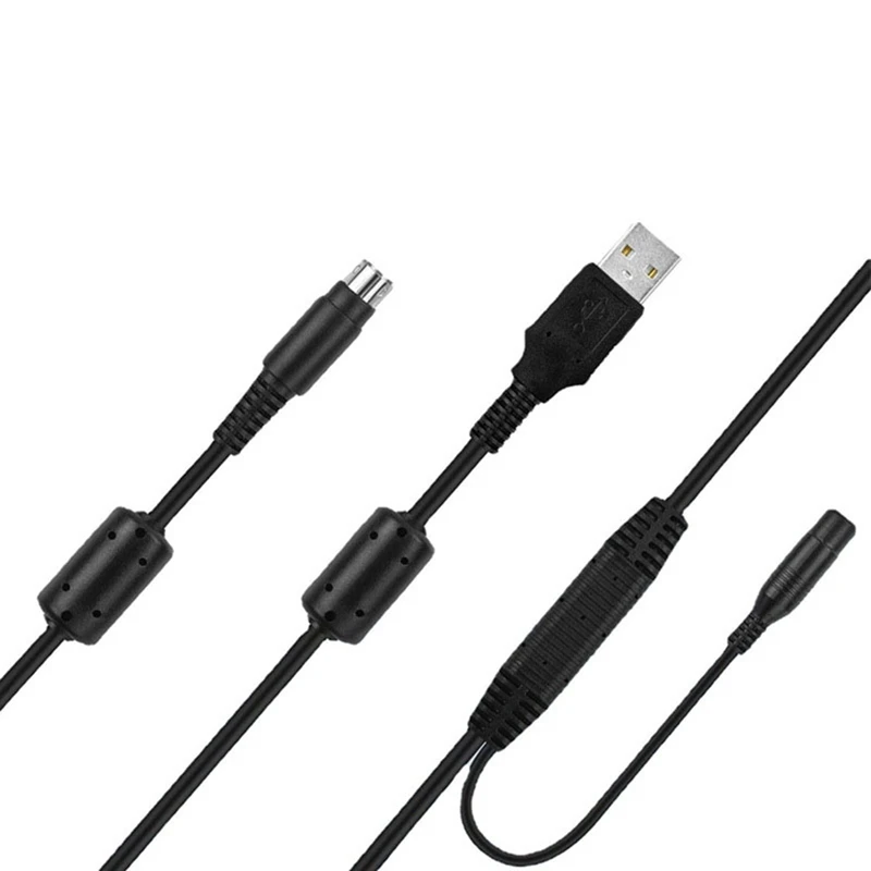 DT23 Power Cable, PTZ Pro Network Camera Cable for Logitech CC2900e CC3500e, 2in1 Data Cable Replacement