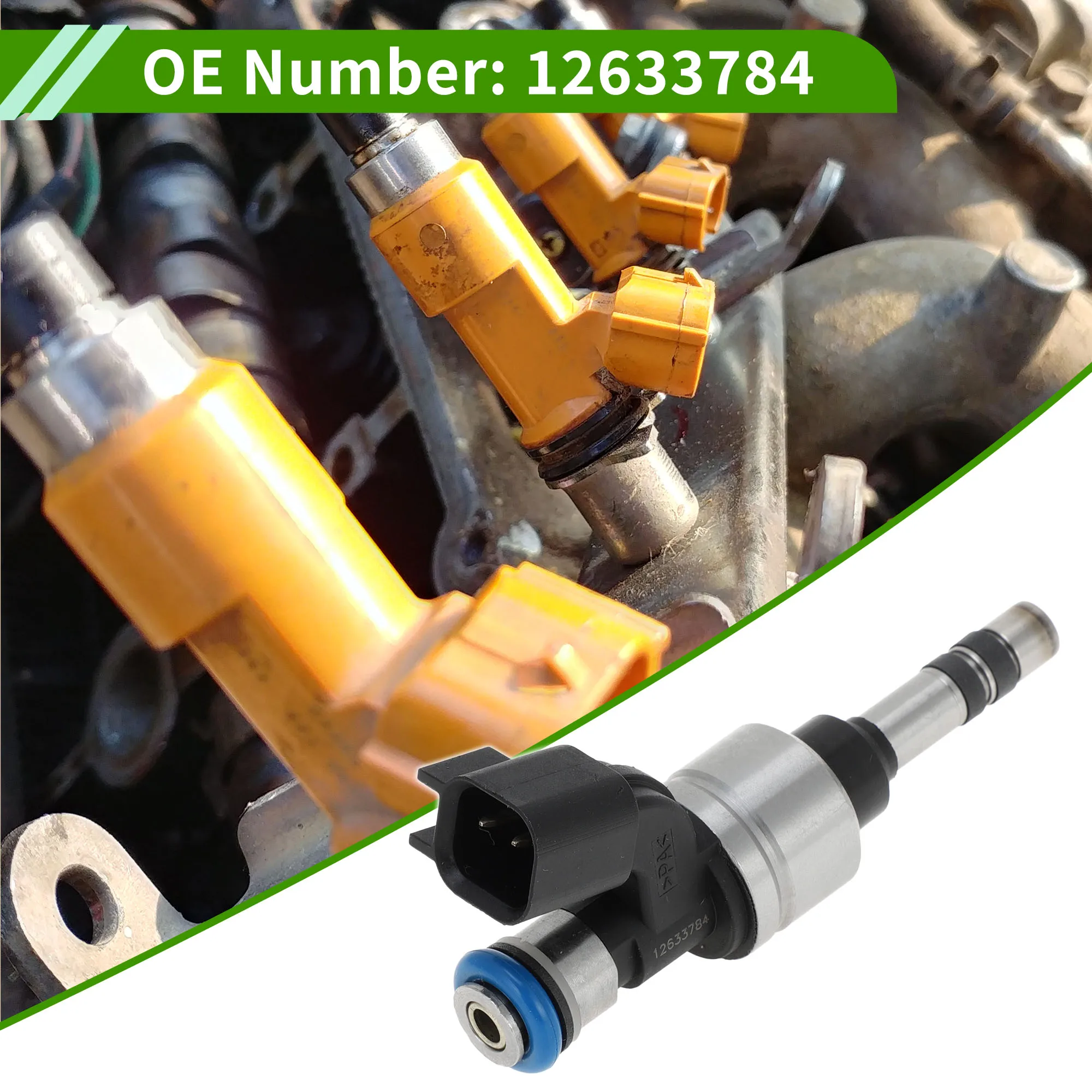 

Топливная форсунка UXCELL No12633784 для Chevrolet Malibu 2.4L 13-14 1 шт., черный