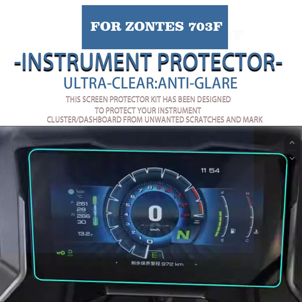 

FOR ZONTES 703F Motorcycle Modification Accessories Instrument TPU Display Waterproof Protective Film Anti-Scratch Film