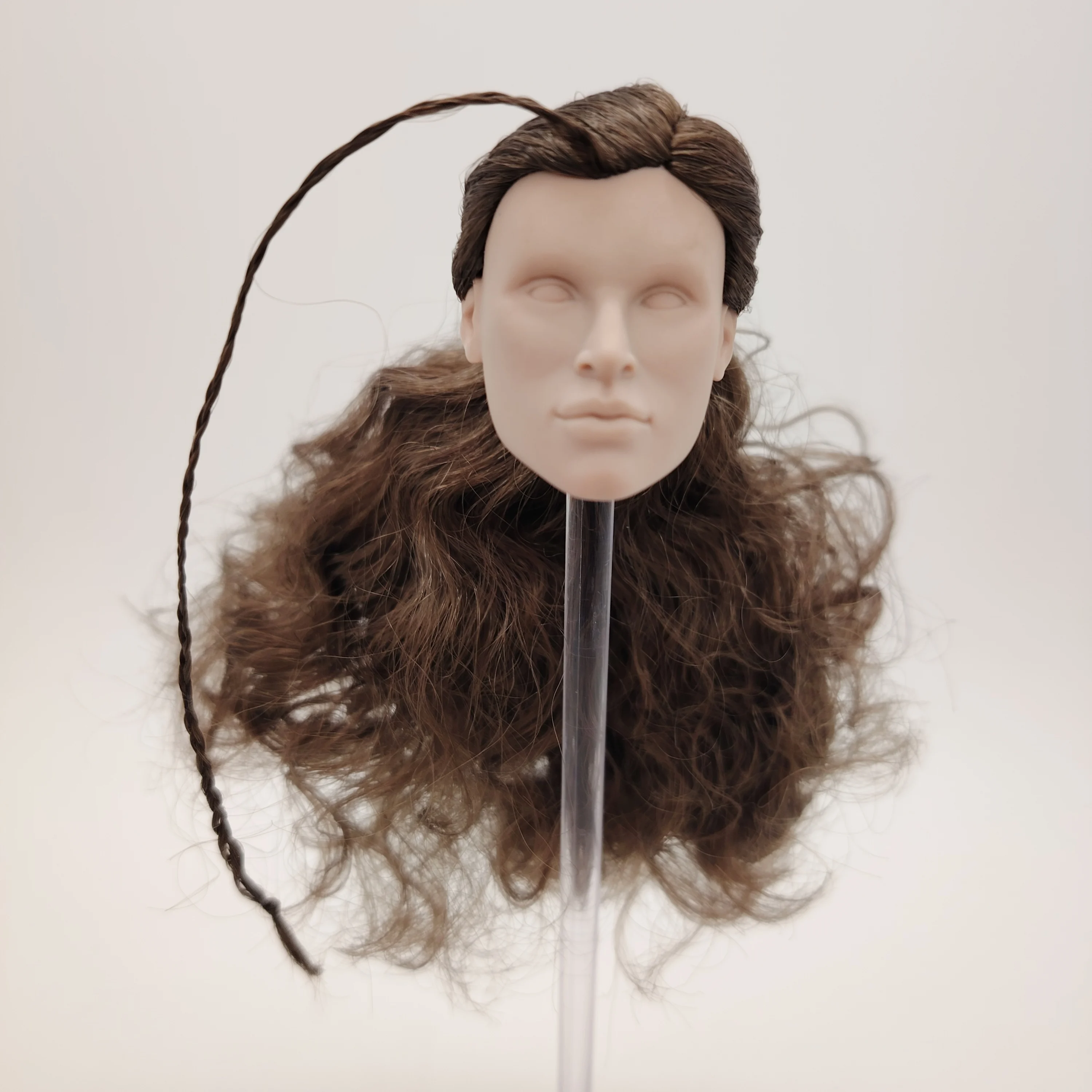 Fashion Royalty Color Infusion Brown Hair Reroot Japan Skin 1/6 Scale Integrity Male Nigel North Blank Face Doll Head