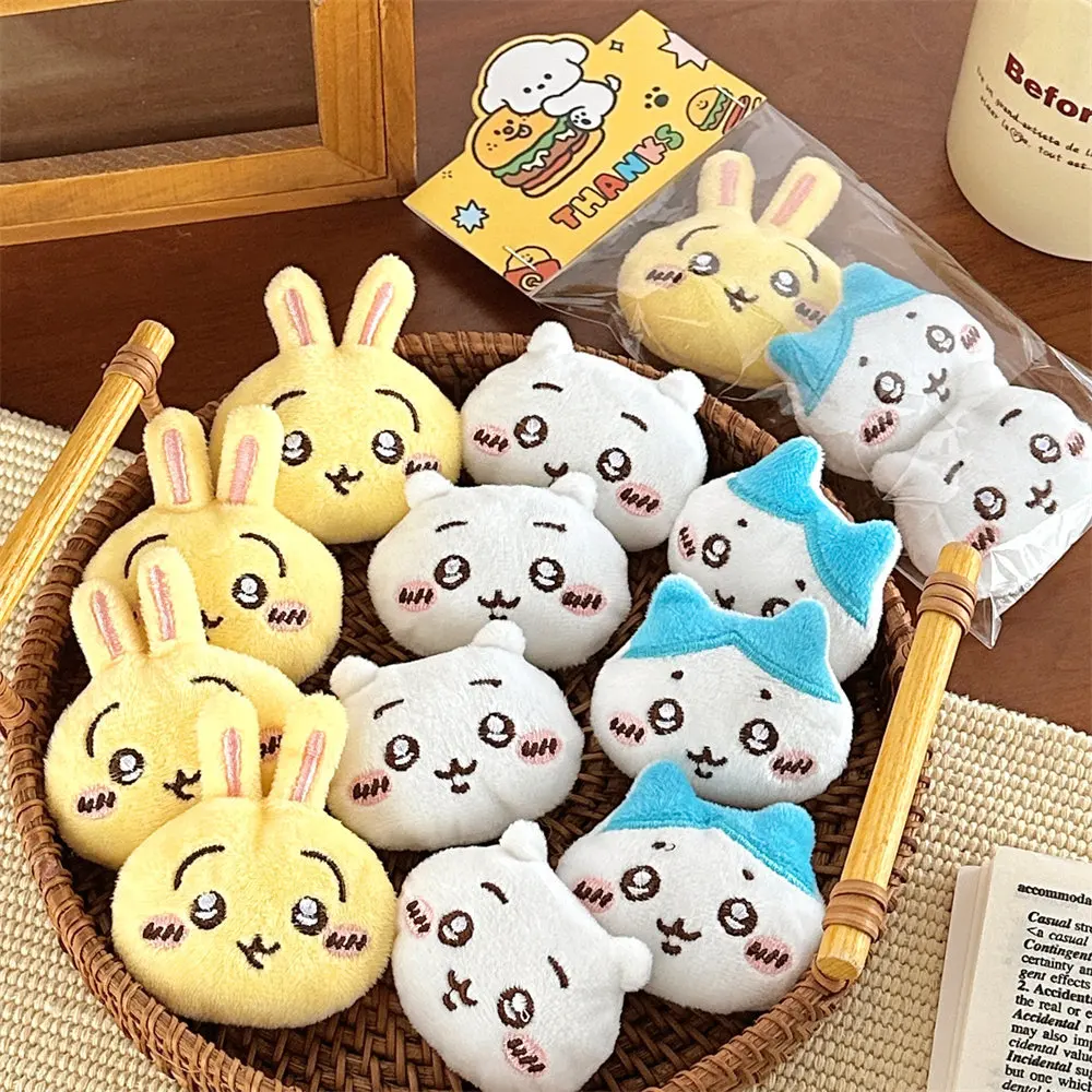 Wholesale Cute Plush Cartoon Brooch Pins for Backpack Bag Decoration Adorable Animal Doll Pins for Girls Women Fashion