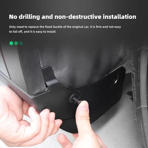 LUCKEASY-arka Tekerlek Çamurlukları, aksesuarlar, araba modifikasyonu, kulak damlası, Çamur Çamurluk Seti, Tesla Model Y, 2020-2024 Arka çamurlukta ilk 10 satış-no. 9