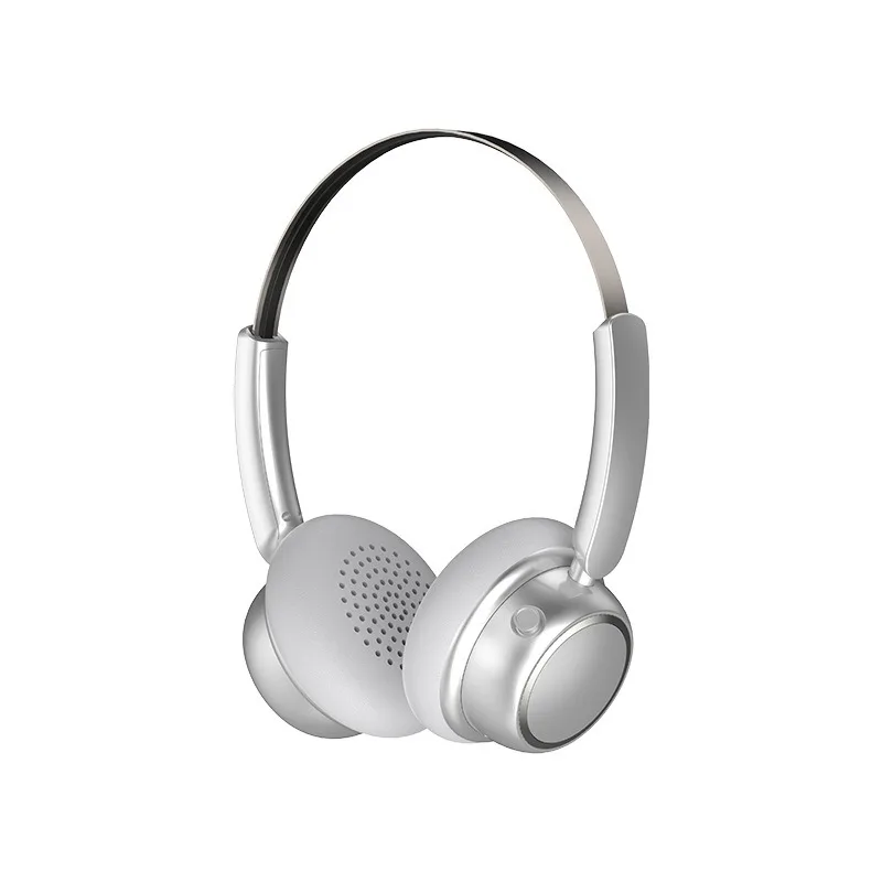 

Earphones Metal Retro Wireless Bluetooth 5.4 Head Mounted Earphones Long Range Call Noise Reduction