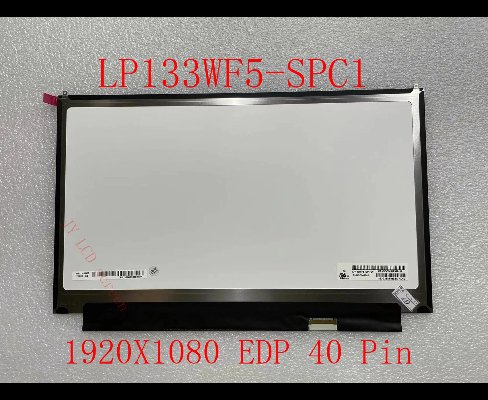 

13.3 Inch LP133WF5-SPC1 LP133WF5 (SP)(C1) 1920X1080 EDP 40 Pin IPS Laptop LCD LED Touch Screen assembly Panel Replacement