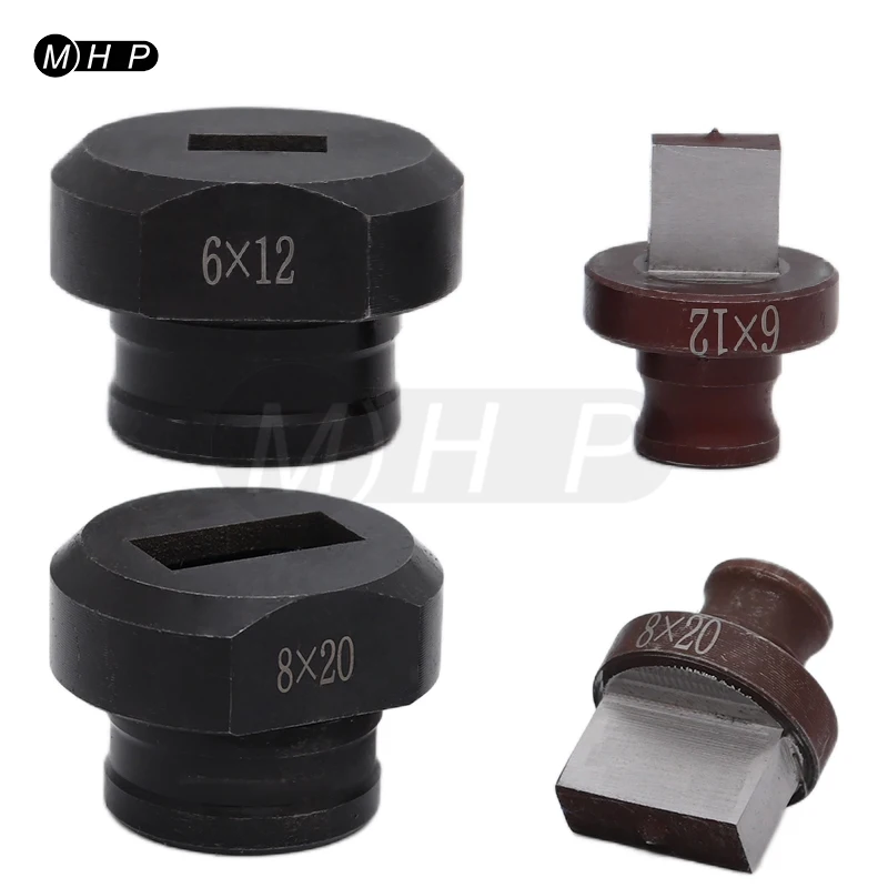 Mhp Hidráulica Retângulo Hole Punch Die Mhp20 Hidráulica Hole Punch Machine Molde para Furo Retangular