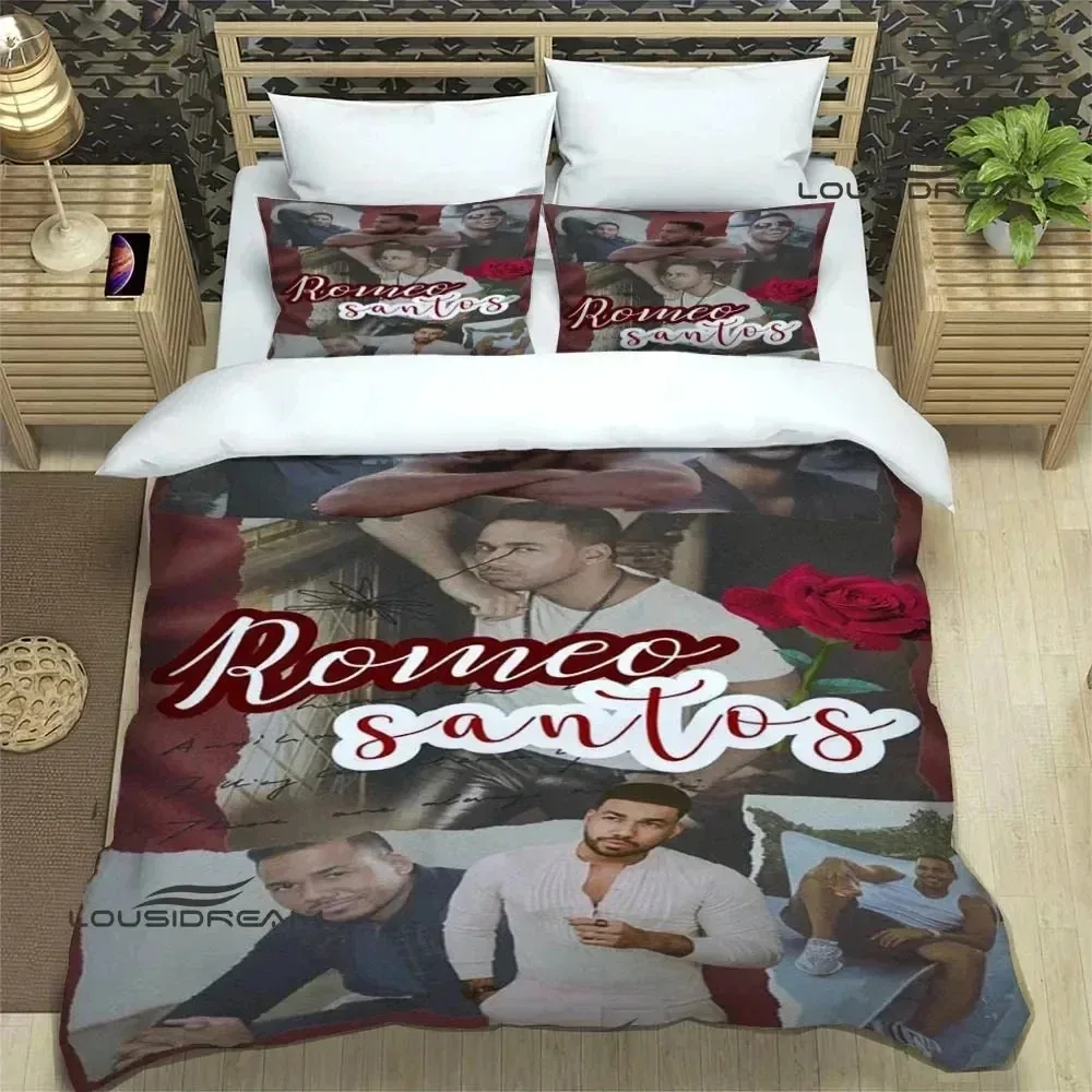 

Latin singer Romeo Santos Bedding Set Bedroom Soft Modern Bedspreads Comefortable Kids Duvet Cover Quilt Cover And Pillowcase