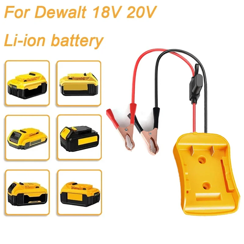 Car Jump Starter Car Booster for Dewalt 18V 20V Battery DCB203 DCB230 Emergency Booster Starting Device Jump Start Tool