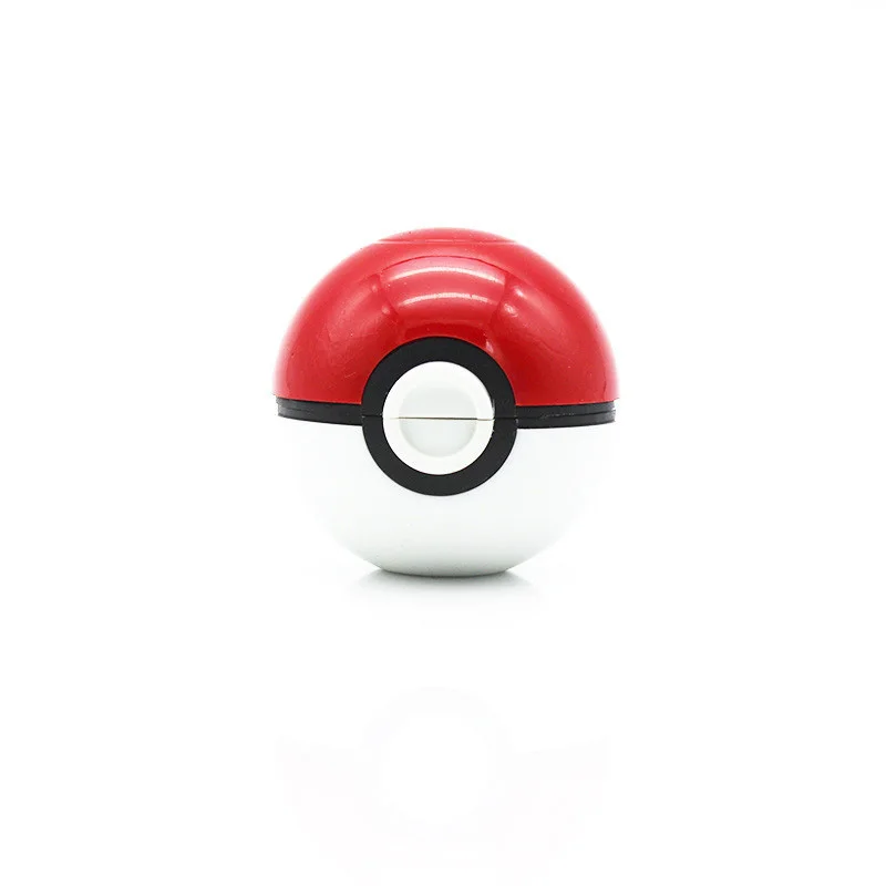 Pokeball 55mm Poke Ball Herb Zinc Alloy Plastic Metal Grinders 3 Parts Smoking Accessories