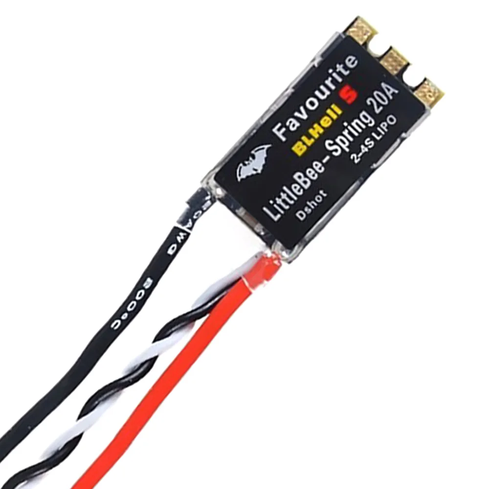 

LittleBee 20A 2-6S BLHeli_S OPTO Brushless ESC for DIY RC Drone FPV Racing