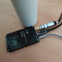 2000M 0.5W FM Transmitter Stereo Digital LED Display Frequency 88M-108MHz for Campus Radio Radio Broadcast-A22U