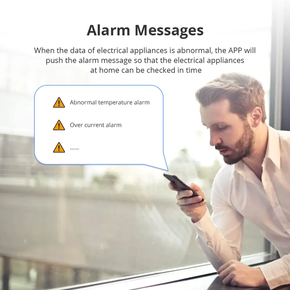 Imagem -03 - Tuya Wifi Smart Din-rail Medidor de Energia Fase Monitor de Energia Drawable Connector Split Core Cts Smart Life App Control 120a