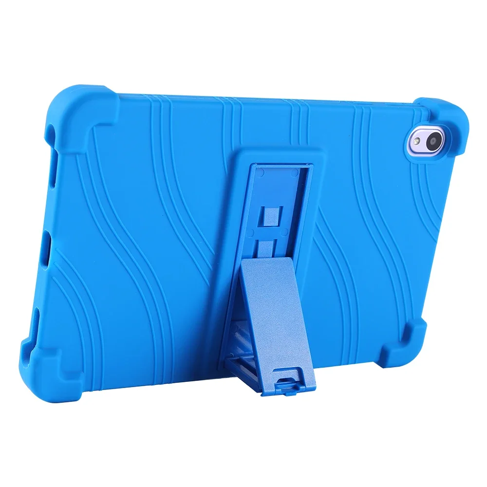 Capa adequada para crianças para Walmart ONN de 8 polegadas 100135923   Tablet Gen4 2024 PC Capa protetora de silicone macio com suporte traseiro