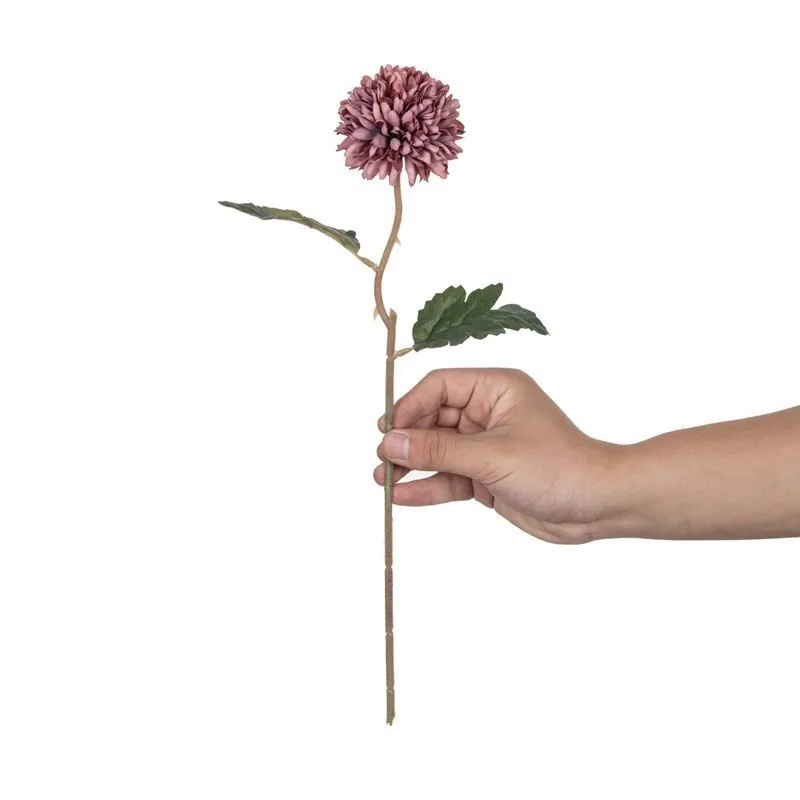 10/15 Stück Künstliche Blumen Seidenkugel Chrysantheme Hochzeits-Brautstrauß Heimtisch Fensterbank Festival-Deko DIY-Geschenk Bühnenrequisiten – Detail 13