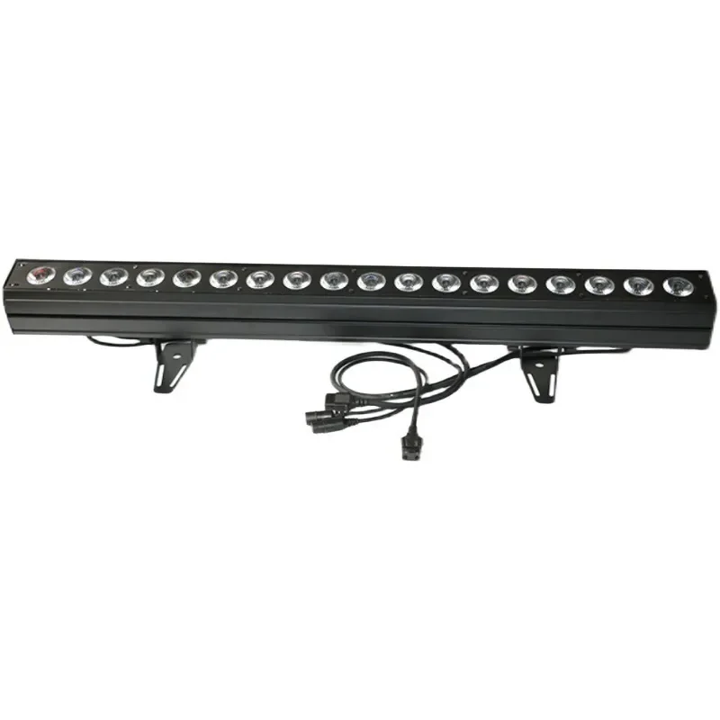 Cross-border full-color 18 high-power six-in-one wall washing stage lighting wedding LED strip point control dyeing lamp