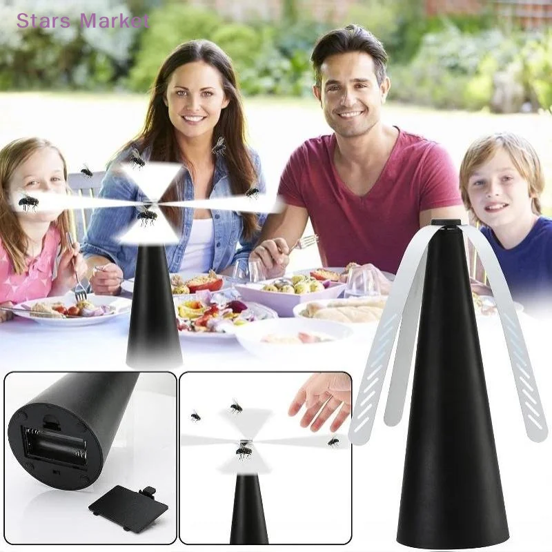 Fly Fans For Tables Portable Fly Repellent Fan For Outdoor Tables For Outdoor Indoors Party Barbecues And Picnics