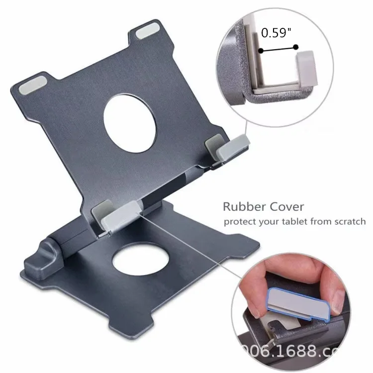 

Universal Aluminum Folding Adjustable Desk Tablet Stand